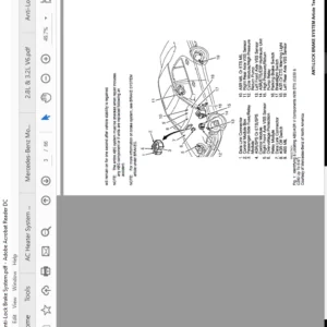 1999 Mercedes C280 Service Repair Manual - PDF Download