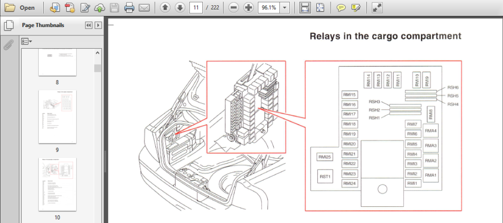 2000 Volvo S80 Wiring Diagrams - PDF Download - HeyDownloads - Manual ...