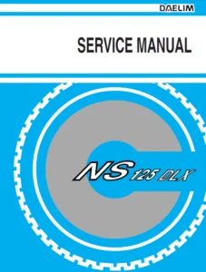 2001 Daelim NS125 Workshop Repair manual- PDF DOWNLOAD