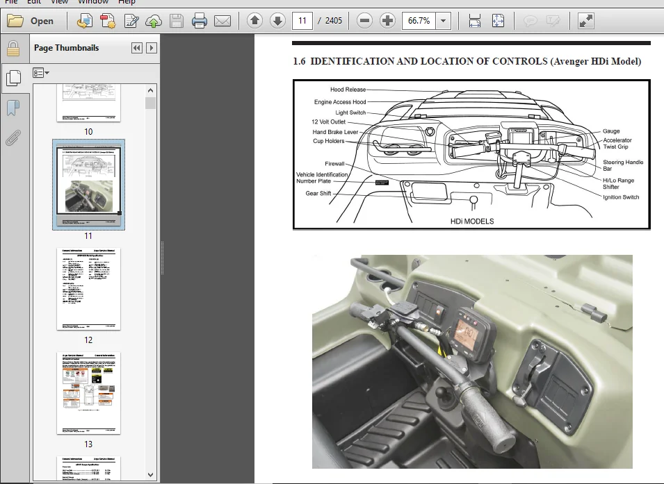 2004-2014 Argo Avenger 700 750 Efi 8x8 Utv Repair Manual - PDF Download - Image 4