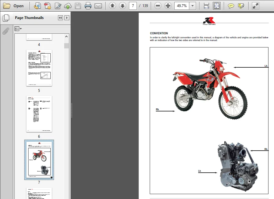 2005-2013 Beta Rr 4t 250 400 450 525 Four Stroke Motorcycle Workshop Repair Service Manual - PDF DOWNLOAD - Image 2