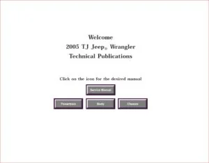 2005 Jeep WRANGLER TJ COMPLETE Service Repair Manual - PDF DOWNLOAD