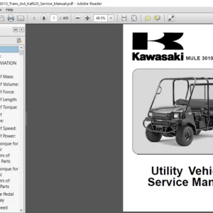 2005 Kawasaki Mule 3010 Trans 4x4 Kaf620 Service Manual - PDF DOWNLOAD