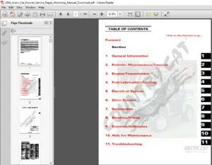 2006 Arctic Cat Prowler Service Repair Workshop Manual Download