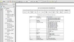 2006 Jeep Commander Xk Parts Manual - PDF Download
