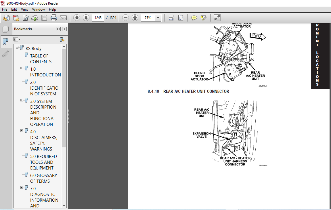 2006 Voyager Chrysler Service Manual Diagnostic Manuals - HeyDownloads ...