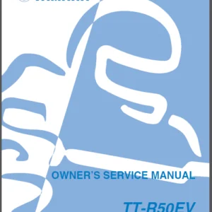 2006 Yamaha Tt R50e Electronic Owners Repair Service Manual - PDF DOWNLOAD