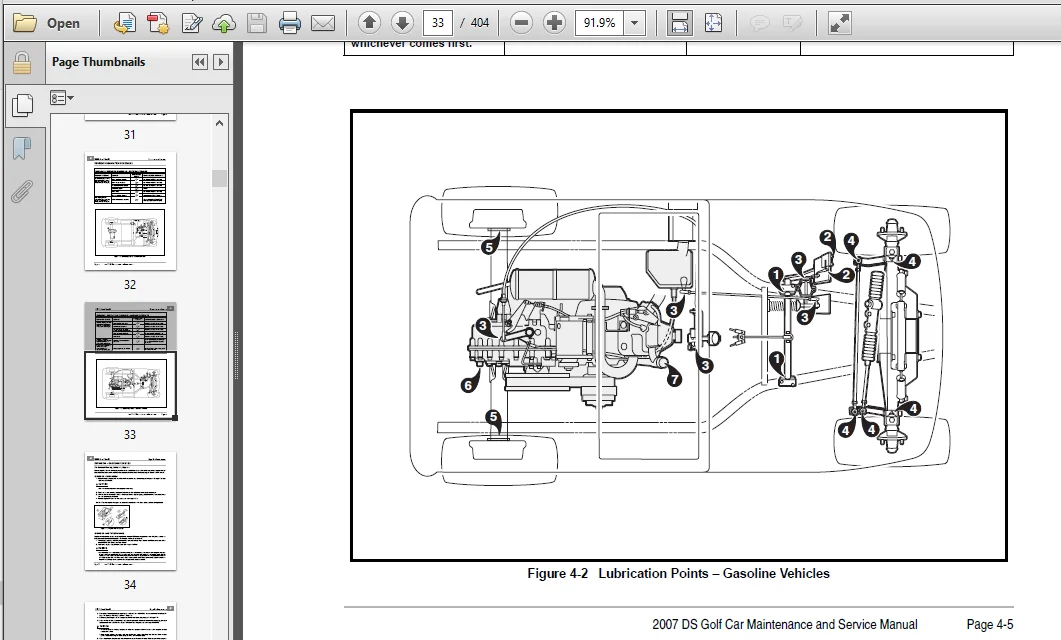 2007 Club Car Ds Gasoline And Electric Golf Cart Maintenance Service Manual - PDF Download - Image 3