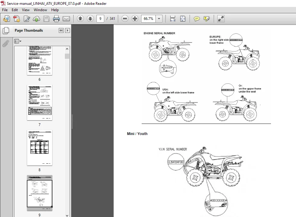 2007 Linhai Atv Workshop Repair Service Manual - PDF Download - Image 3