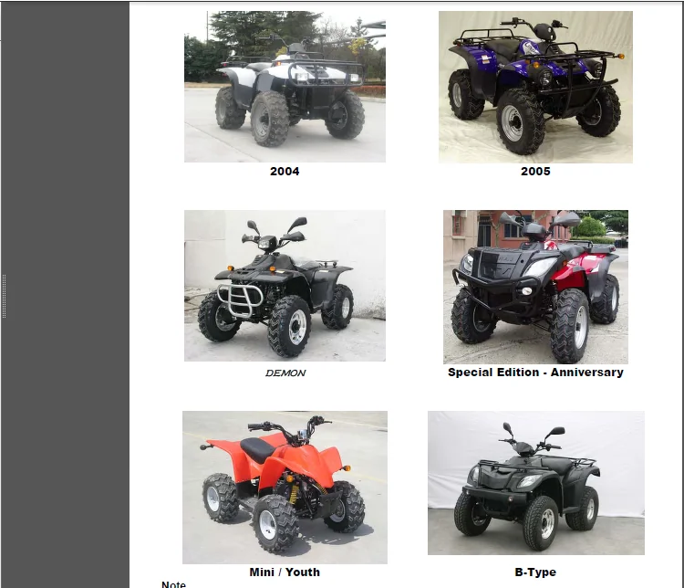 2007 Linhai Atv Workshop Repair Service Manual - PDF Download - Image 4
