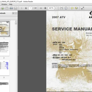 2007 Linhai Atv Workshop Repair Service Manual - PDF Download