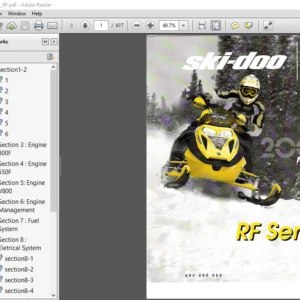 2007 Skidoo Rf Series Factory Service Shop Manual - PDF DOWNLOAD