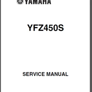 2008 Yamaha Yfz450 Yfz 450 Service Repair Manual 08 - PDF DOWNLAOD