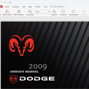 2009 Dodge Ram Truck Owner's Manual - PDF DOWNLOAD