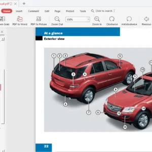 2009 Mercedes benz M class Ml500 Operators Manual - PDF Download