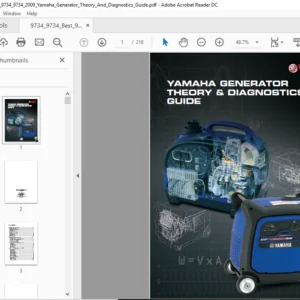 2009 Yamaha Generator Theory And Diagnostics Guide - PDF DOWNLOAD