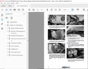 2011 Arctic Cat 700 Diesel Sd Atv Factory Service Repair Workshop Manual - PDF Download