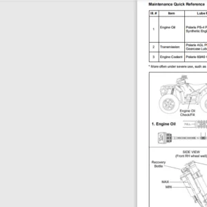 2011 Polaris Sportsman Xp 850 Atv Service Repair Manual - PDF Download