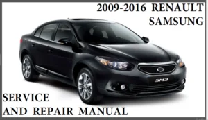 2013 Renault Samsung Sm3 Service And Repair Manual -  PDF DOWNLOAD