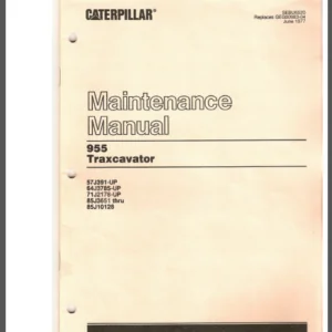 955 Caterpilar Traxcavator Maintenance Manual - PDF DOWNLOAD