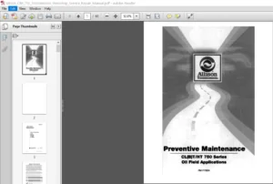 Allison Clbt 750 Transmission Workshop Service Repair Manual - PDF DOWNLOAD