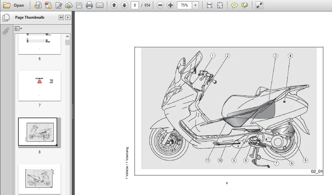 Aprilia Atlantic Sprint 125 200 250 500 Workshop Repair Manual All Models Covered DOWNLOAD - Image 3