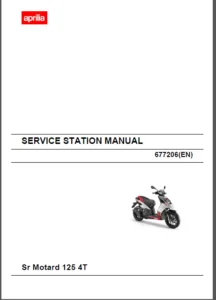 Aprilia Sr Motard 125 4t Workshop Repair Service Manual