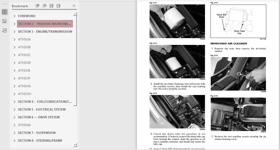 Arctic Cat 4x4 400 2001 Workshop Service Repair Manual - PDF Download - Image 2