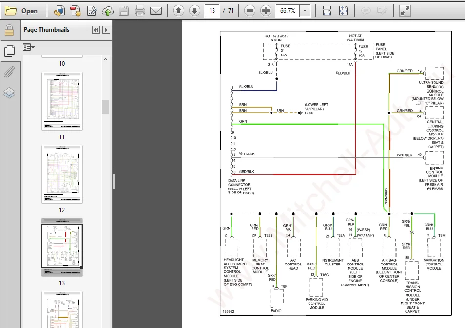 Audi A6 Wiring Electrical System Diagrams Workshop Manual - PDF DOWNLOAD - Image 2