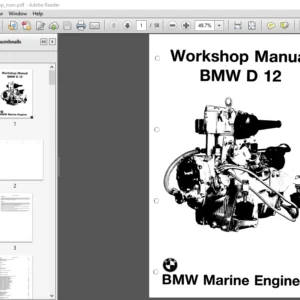 BMW Marine D12 Diesel Engine Shop Manual - PDF DOWNLOAD