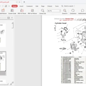 BAOTIAN SCOOTER 49CC 4 STROKE SERVICE REPAIR MANUAL - PDF DOWNLOAD