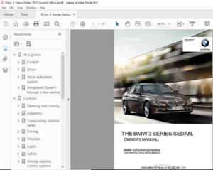 Bmw 3 Series Sedan 2015 Owners Manual - PDF Download