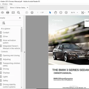 Bmw 3 Series Sedan 2015 Owners Manual - PDF Download