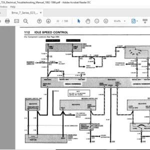 Bmw 7 Series E23 733i Electrical Troubleshooting Manual 1982-1986 - PDF Download