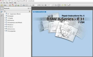 Bmw 8 Series 1992 Factory Service Repair Manual - DOWNLOAD