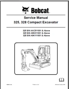 Bobcat 325 328 Compact Excavator Service Repair Manual - Download