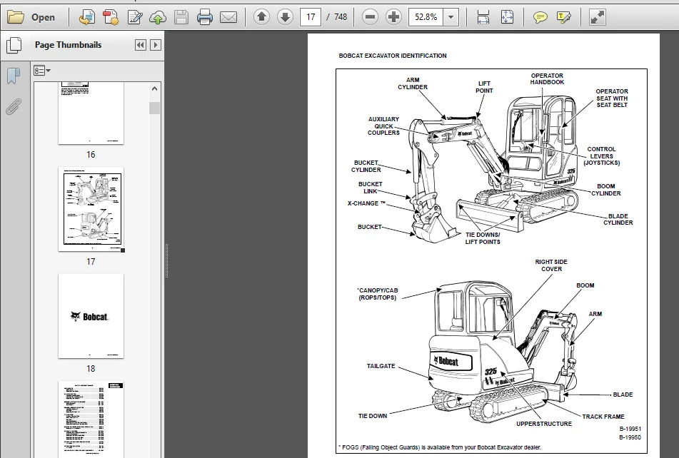 Bobcat 325 328 Compact Excavator Service Repair Manual - Download - Image 3