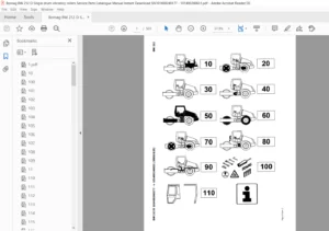 Bomag BW 212 D Single drum vibratory rollers Service Parts Catalogue Manual - PDF Download