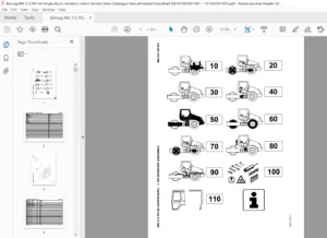 Bomag BW 212 PD-40 Single drum vibratory rollers Service Parts Catalogue Manual - PDF Download