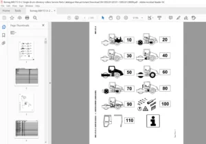 Bomag BW172 D-2 Single drum vibratory rollers Service Parts Catalogue Manual - PDF Download