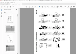 Bomag BW177 DH-3 BVC Single drum vibratory rollers Service Parts Catalogue Manual - PDF Download