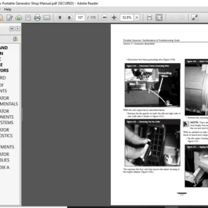 Briggs & Stratton Generac Portable Generator Service Repair Manual - PDF Download