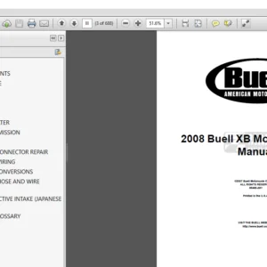 Buell Xb12r Firebolt 2008 Factory Service Repair Manual - PDF DOWNLOAD