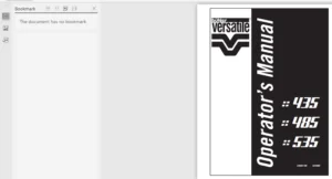 Buhler Versatile 435 485 535 Tractor Operators Manual - PDF Download