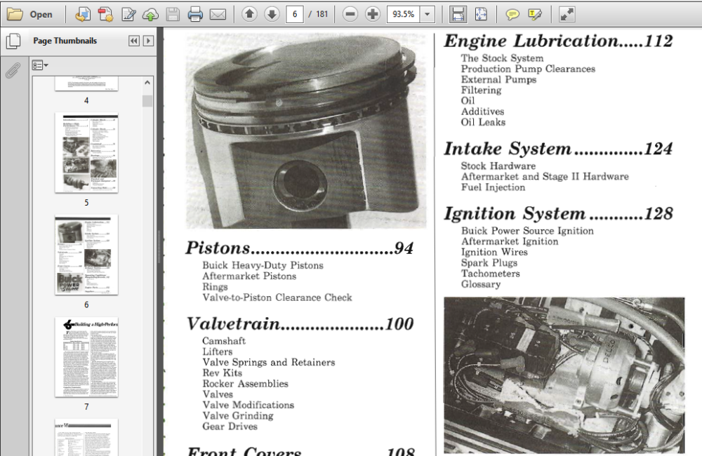 Buick Holden V6 3.8 Engine Performance Bible Manual - PDF Download