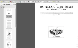 Burman Vintage Motorcycle Manual - PDF Download