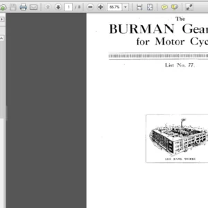 Burman Vintage Motorcycle Manual - PDF Download