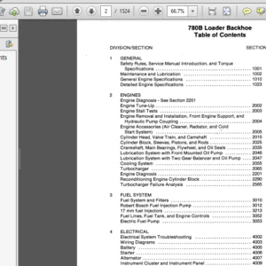 Case 780B Loader Backhoe service manual PDF Download