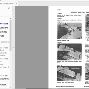 Case Tractor 580c 580ck Loader Backhoe Workshop Manual - PDF Download