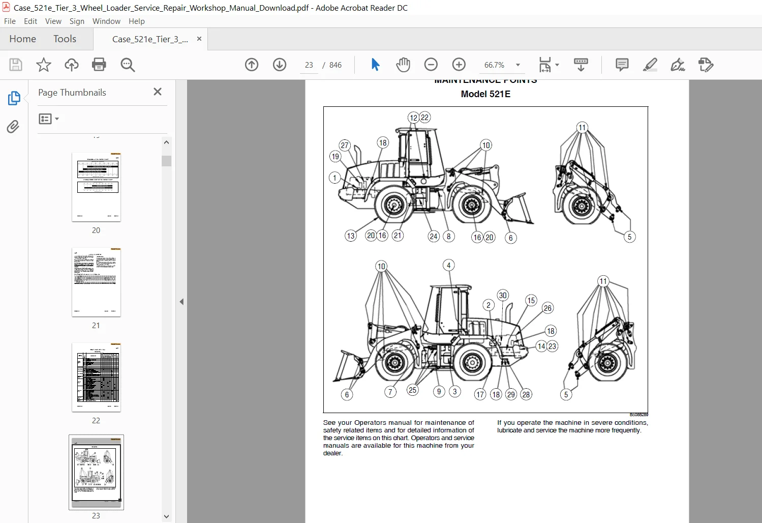 Case 521e Tier-3 Wheel Loader Service Repair Workshop Manual - PDF Download - Image 4